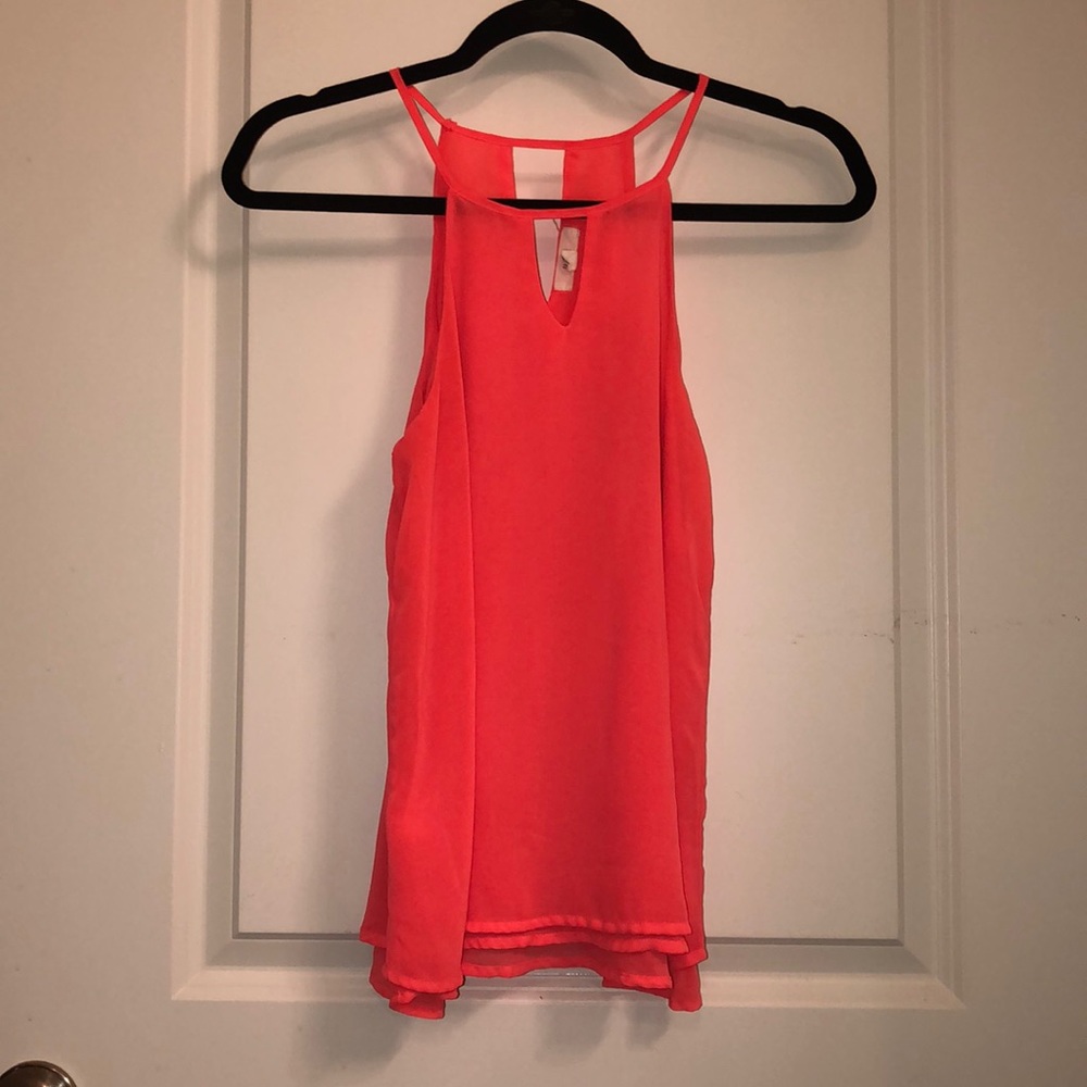 Mock neck tank